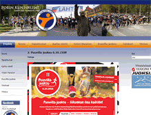 Tablet Screenshot of porinkuntoilijat.fi